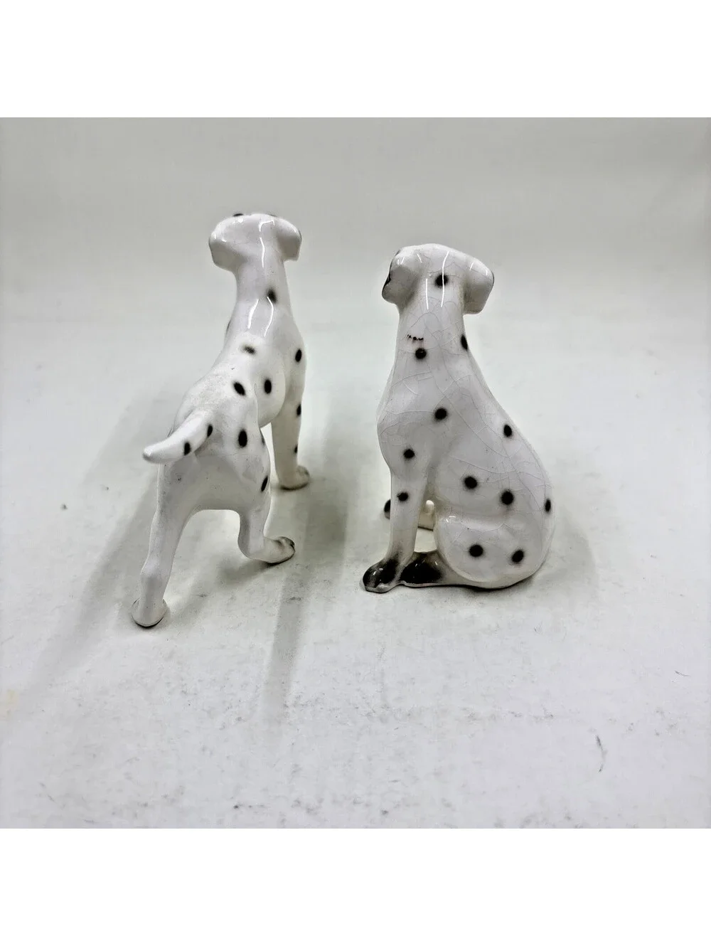 Vintage Dalmatian Dog Salt & Pepper Shakers, Japan